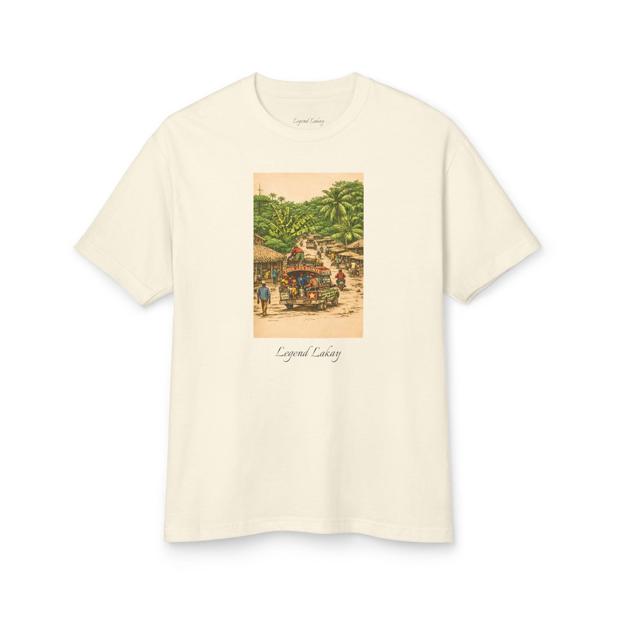 MONT Unisex Garment-Dyed Heavyweight Cotton Tee