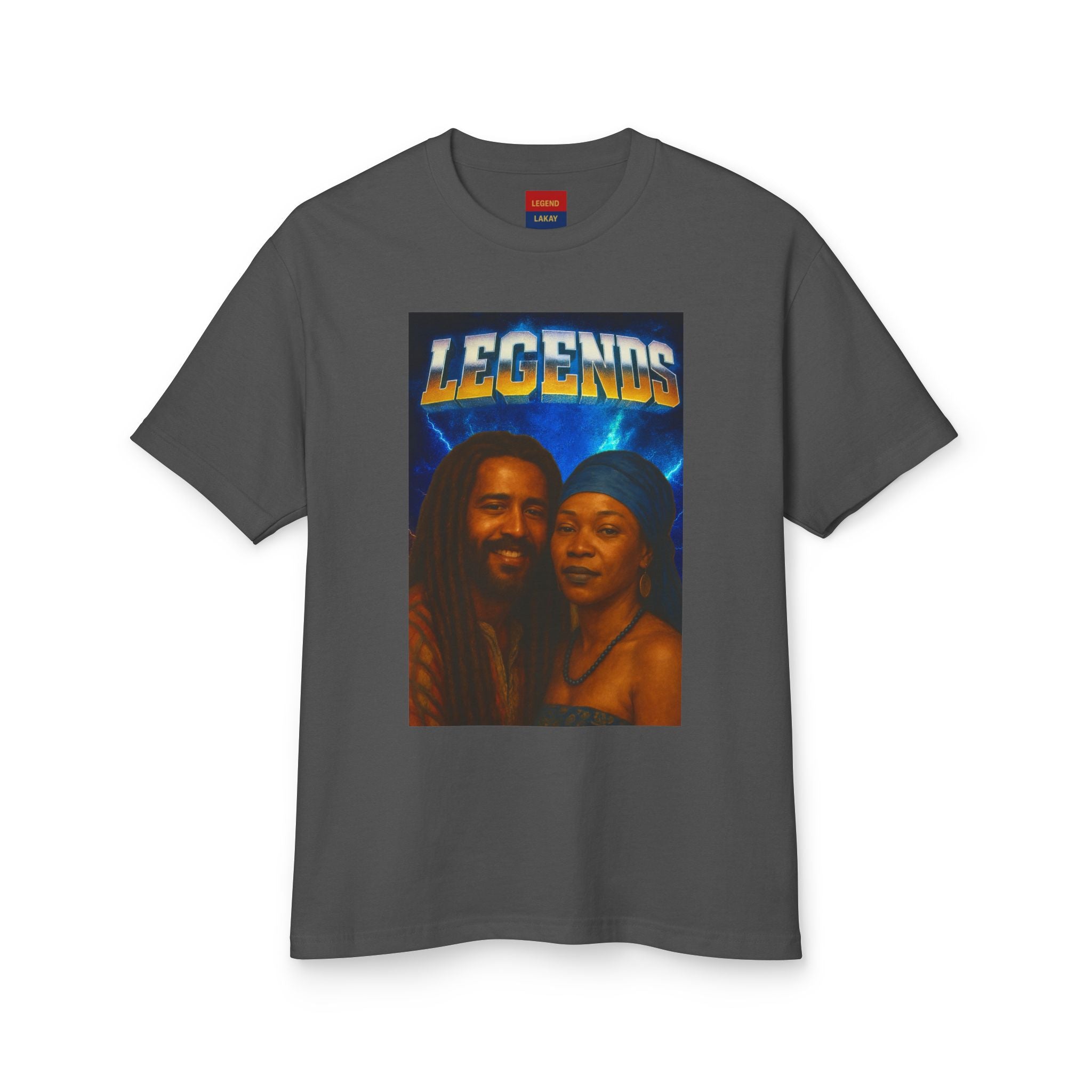 Legend Lakay Unisex Garment-Dyed Heavyweight Cotton Tee