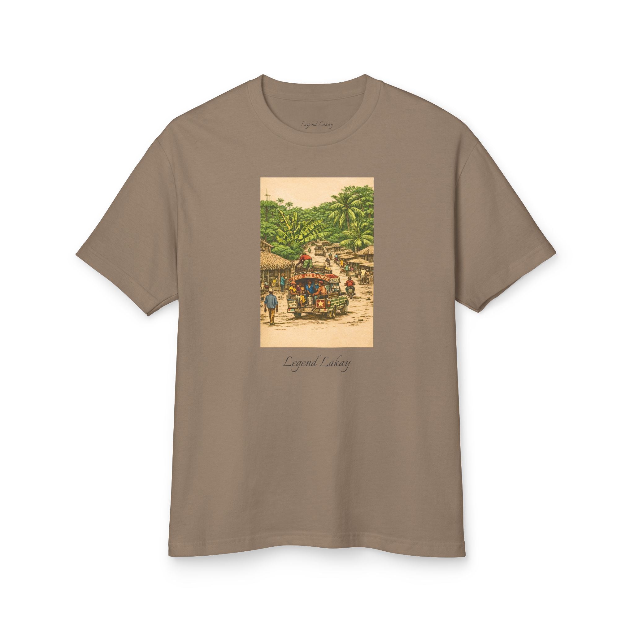 MONT Unisex Garment-Dyed Heavyweight Cotton Tee