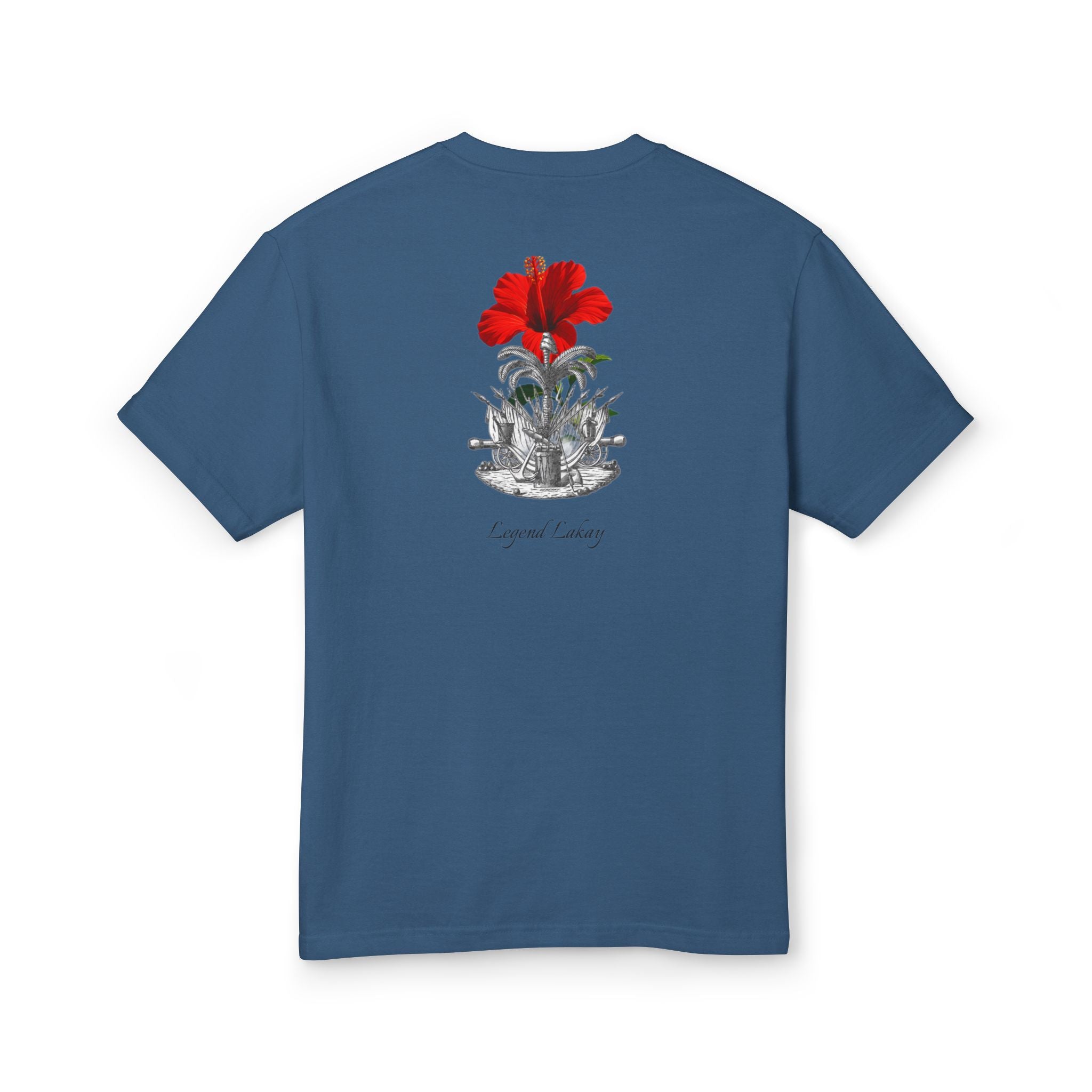 HIBIS  Unisex Garment-Dyed Heavyweight Cotton Tee