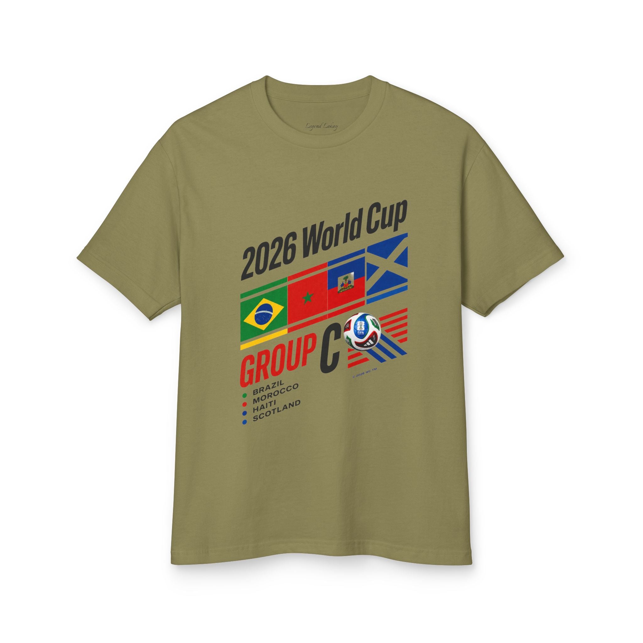 WC GROUP C  Unisex Garment-Dyed Heavyweight Cotton Tee