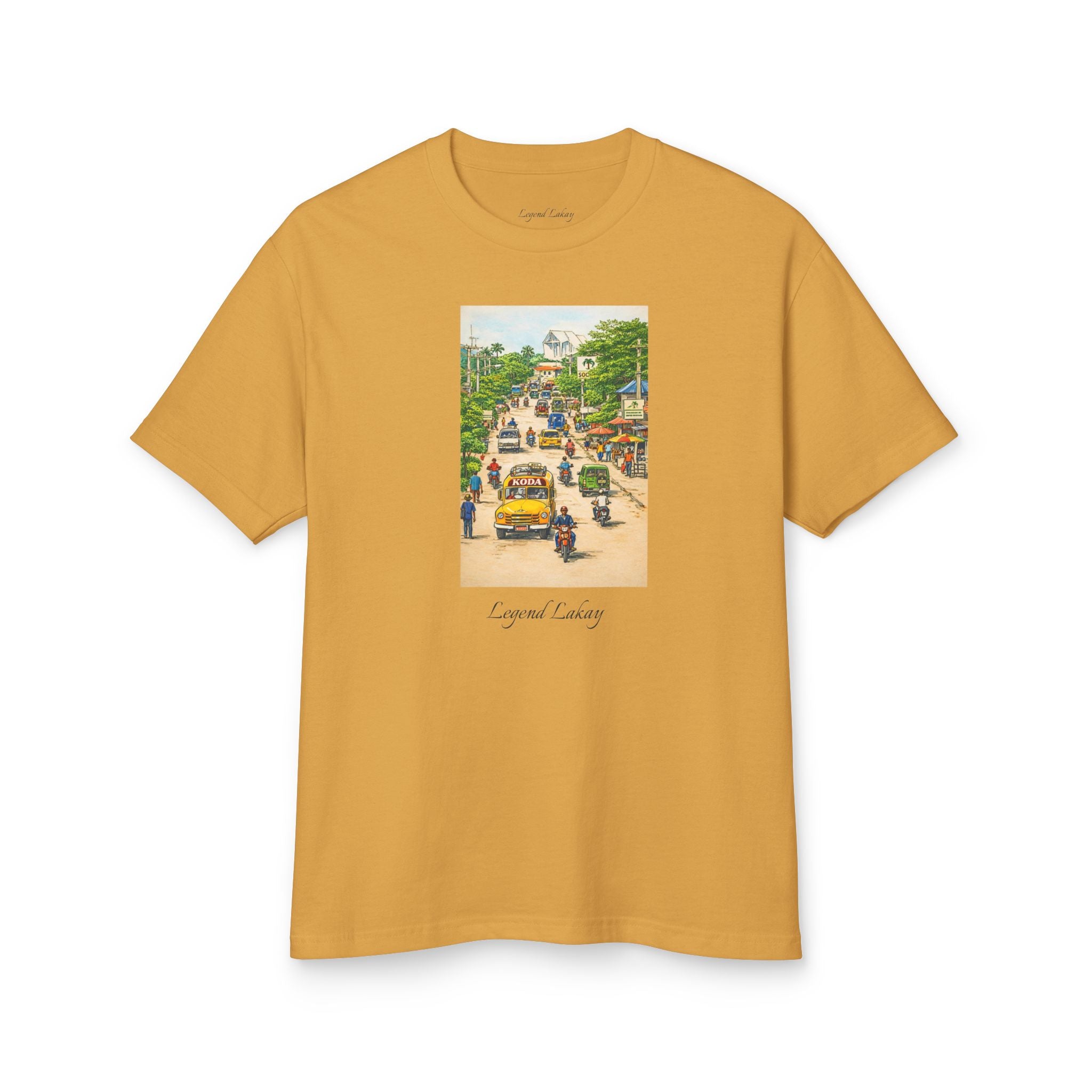 LARI Unisex Garment-Dyed Heavyweight Cotton Tee