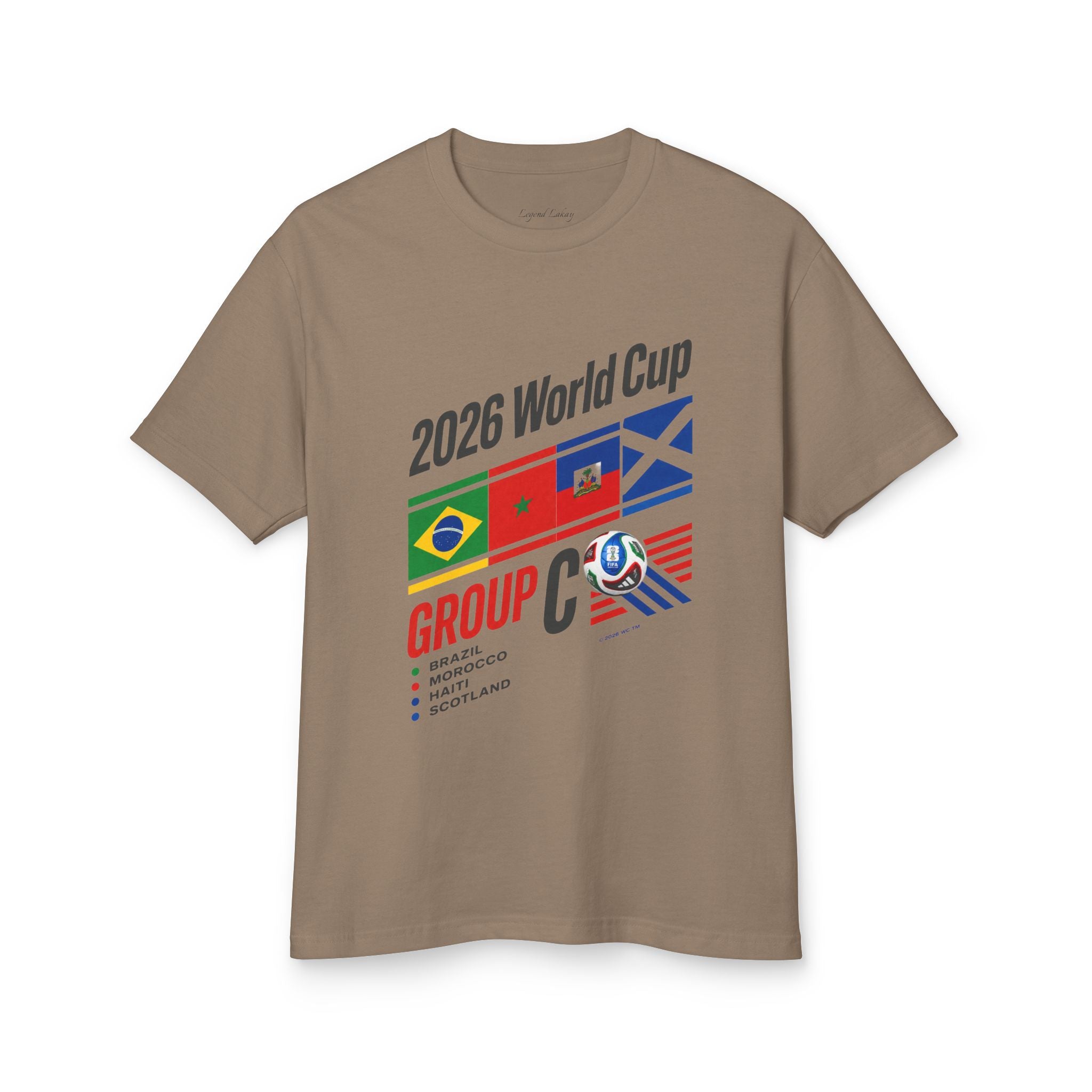 WC GROUP C  Unisex Garment-Dyed Heavyweight Cotton Tee