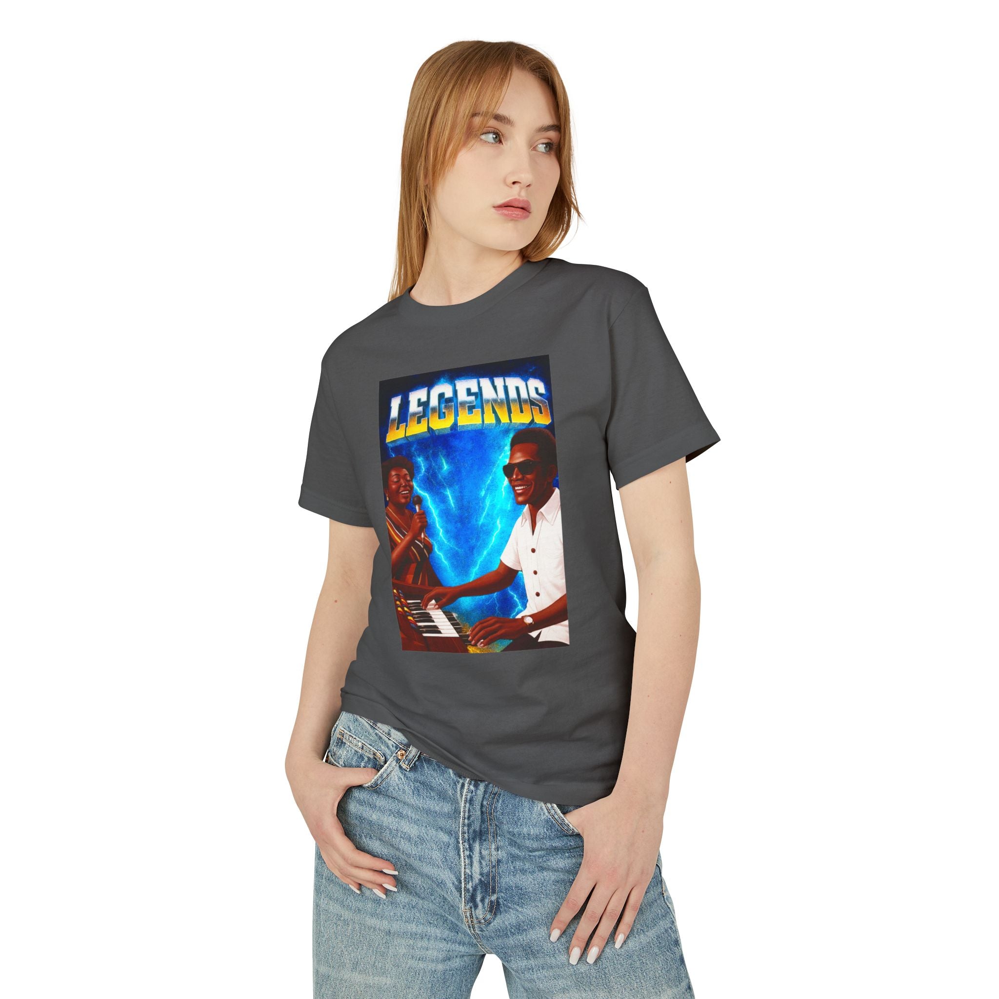 Legend Lakay Unisex Garment-Dyed Heavyweight Cotton Tee