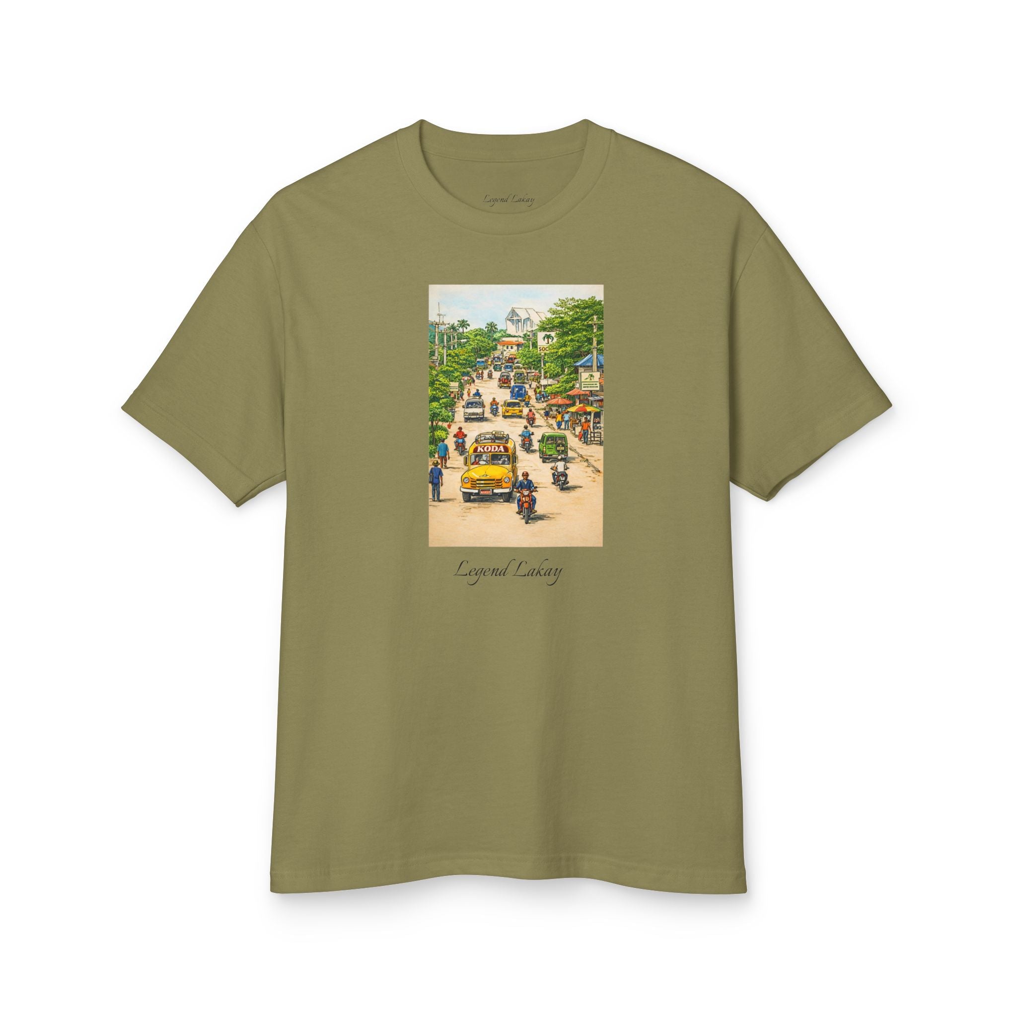 LARI Unisex Garment-Dyed Heavyweight Cotton Tee