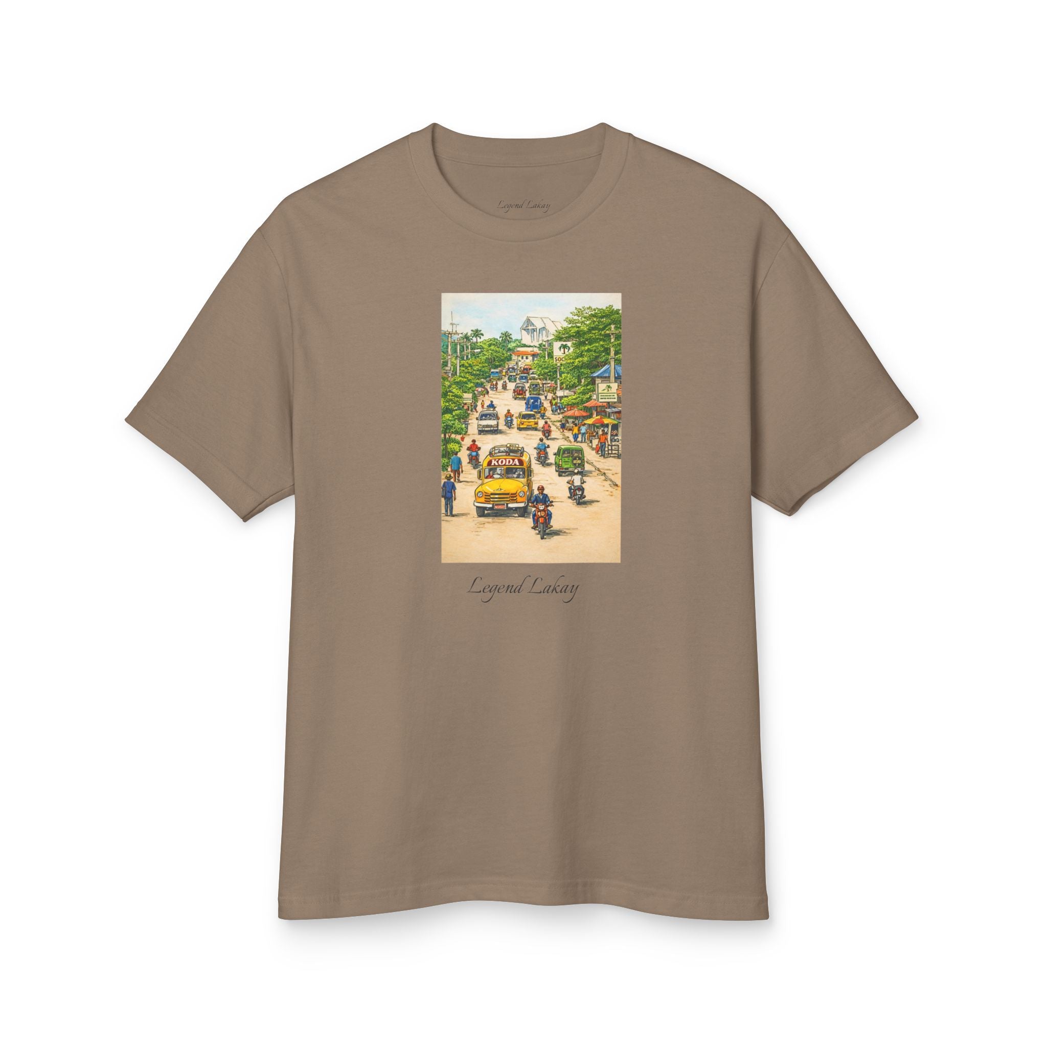 LARI Unisex Garment-Dyed Heavyweight Cotton Tee