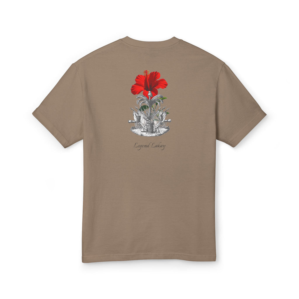 HIBIS  Unisex Garment-Dyed Heavyweight Cotton Tee