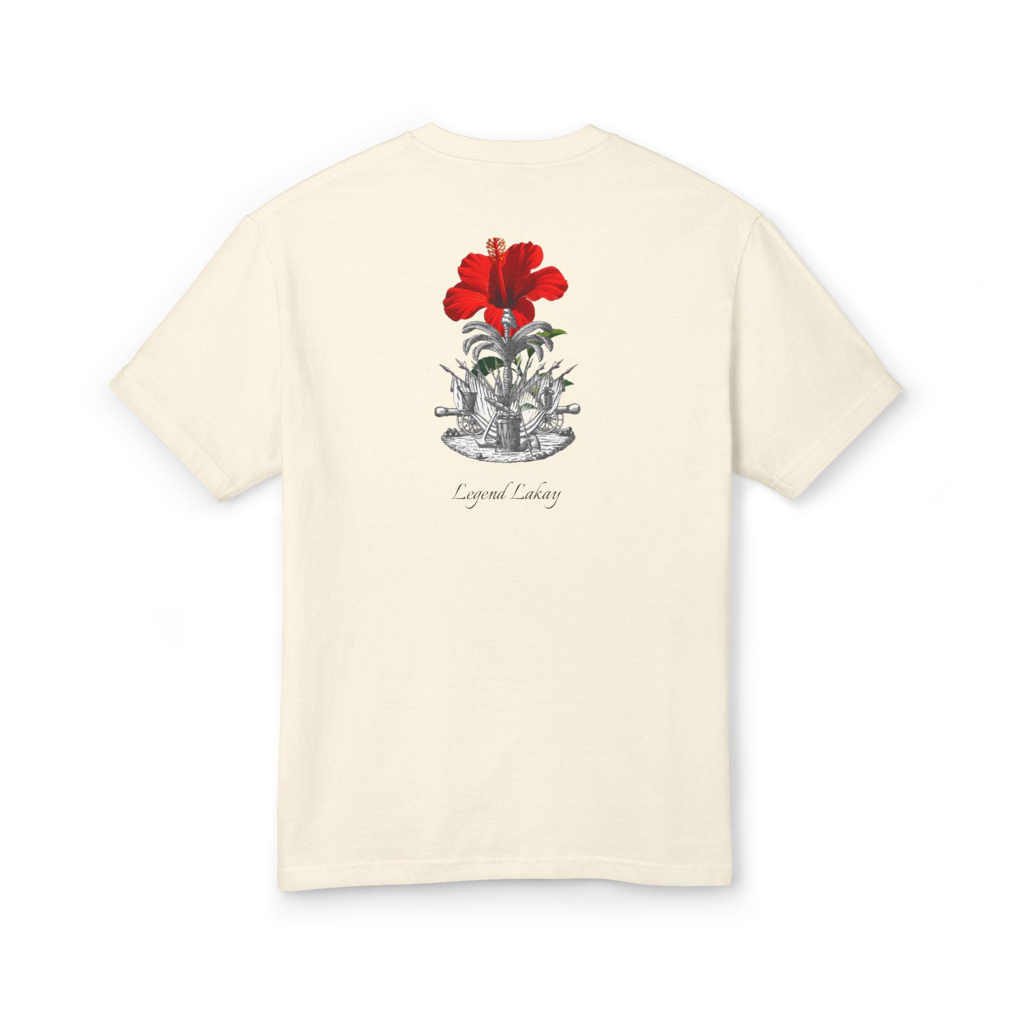 HIBIS  Unisex Garment-Dyed Heavyweight Cotton Tee