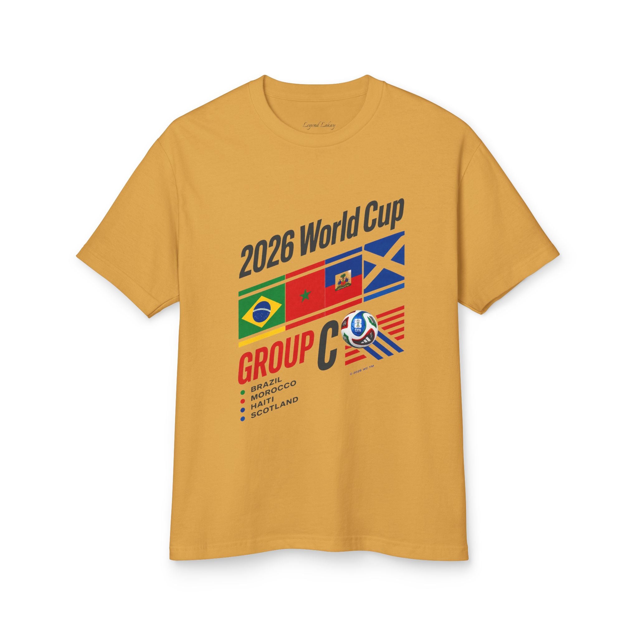 WC GROUP C  Unisex Garment-Dyed Heavyweight Cotton Tee